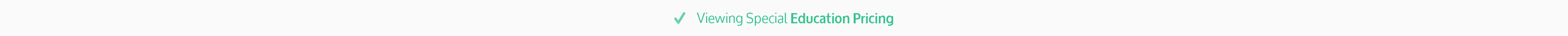 E - Viewing Special Education Pricing