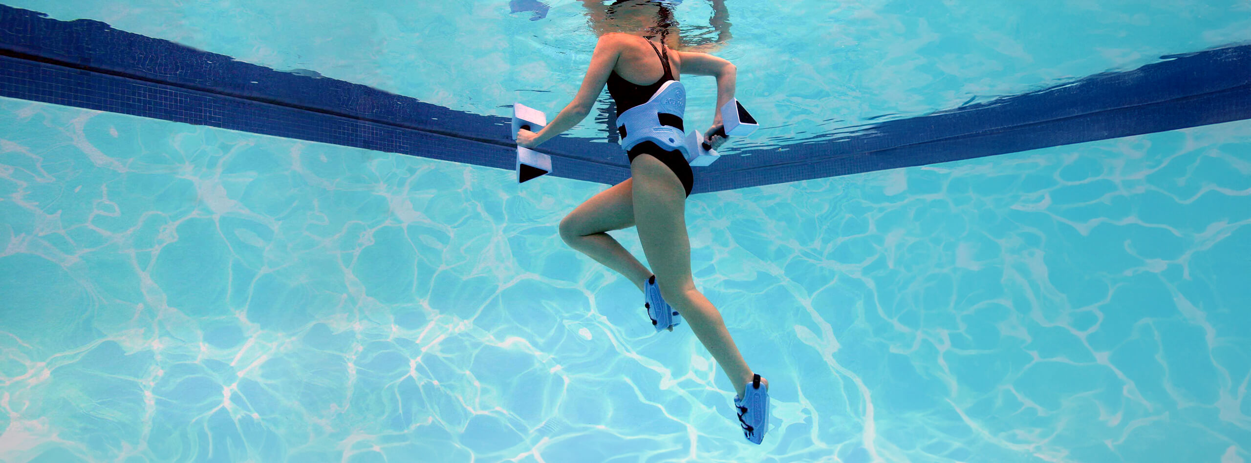 Using Aquajogger in submerged pool